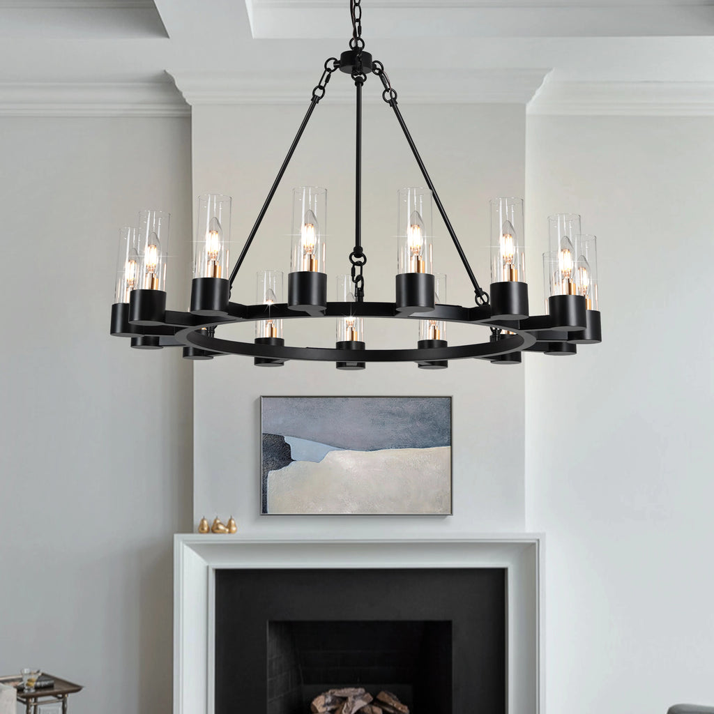 Thornleigh Wagon Wheel Chandelier