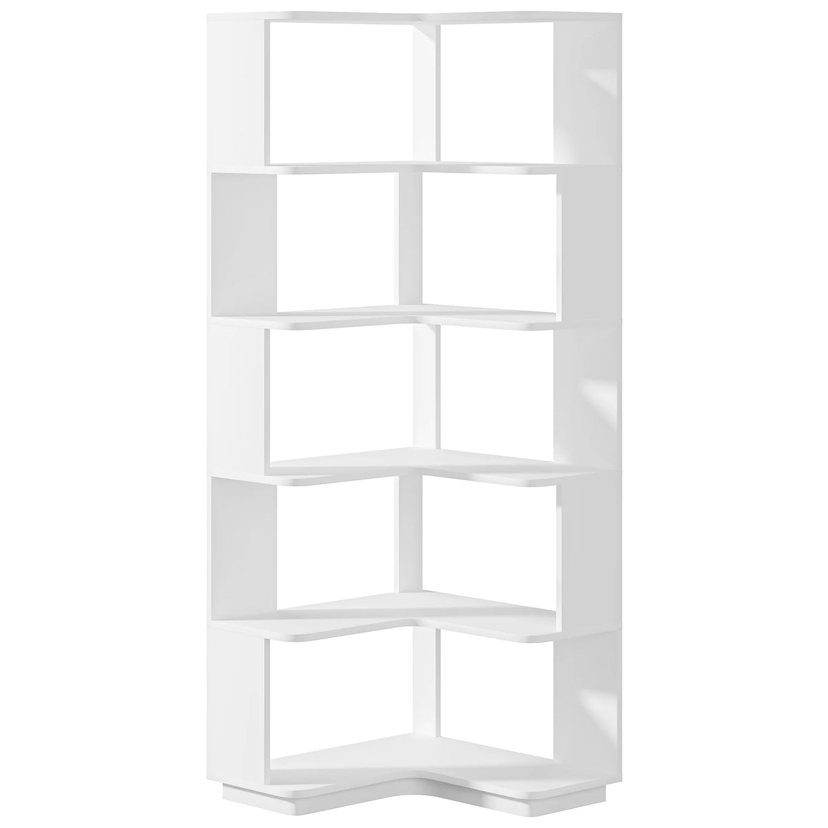Hazelsong 6-Tier Corner Bookcase