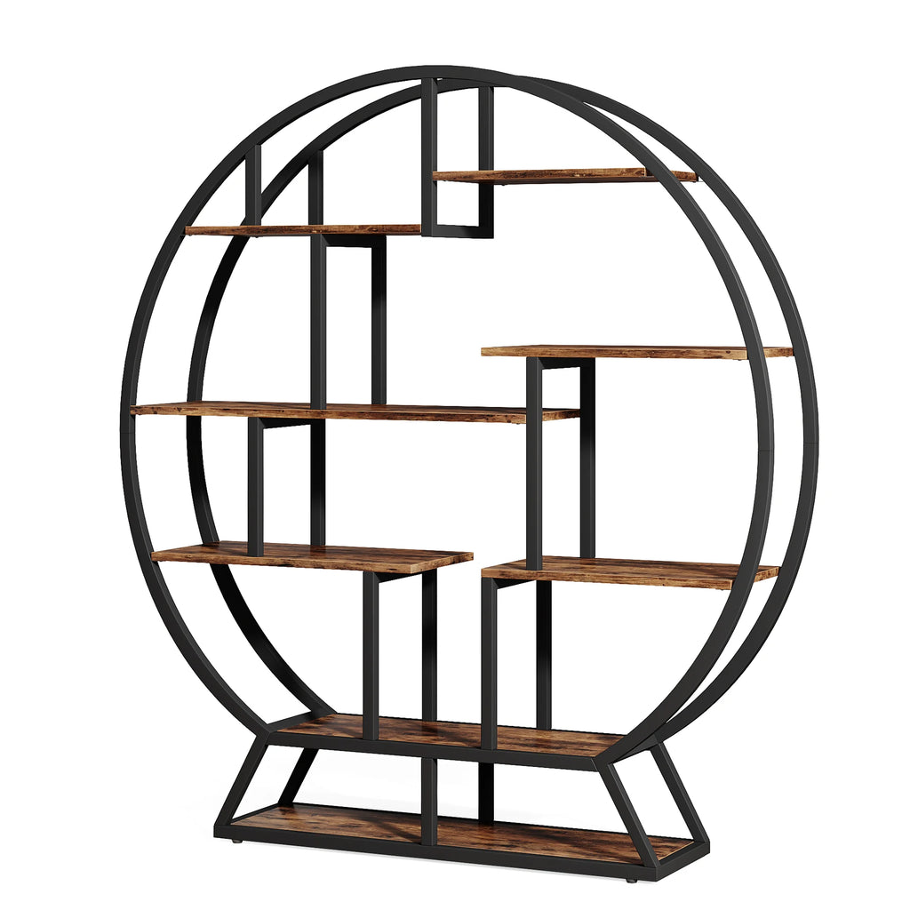Obasi Circular Etagere Bookcase