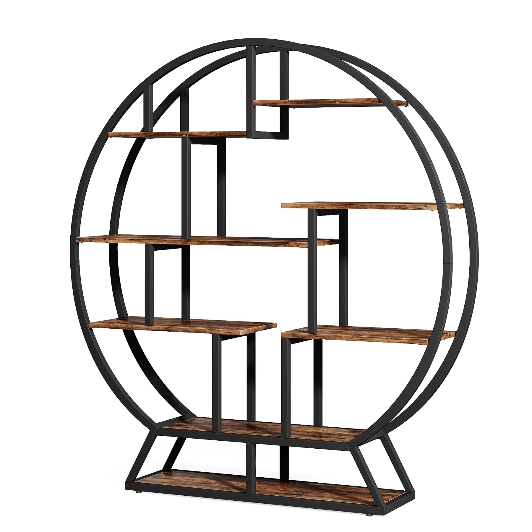 Obasi Circular Etagere Bookcase