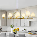 Elowen 59-Inch Gold 8-Light Linear Chandelier