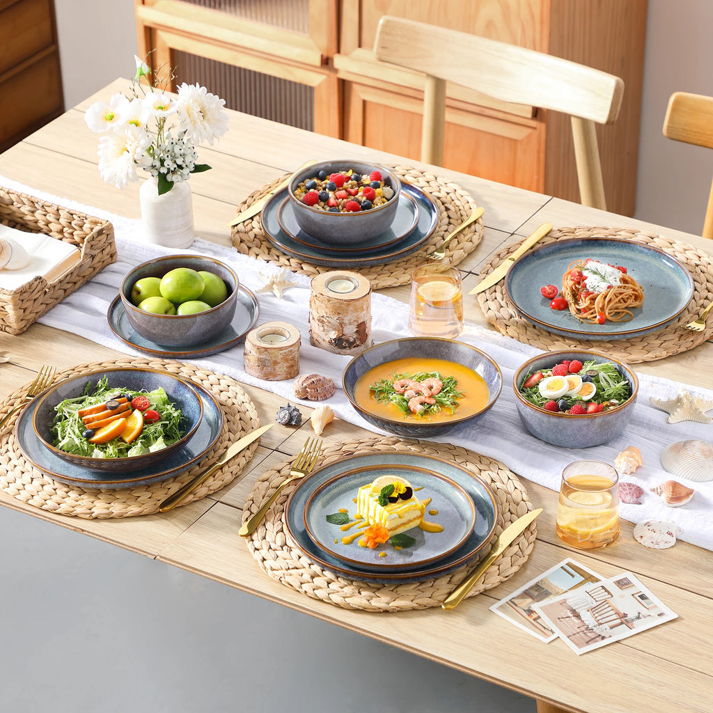Vancasso PLAYA Series Reactive Glaze Stoneware Dinnerware Set