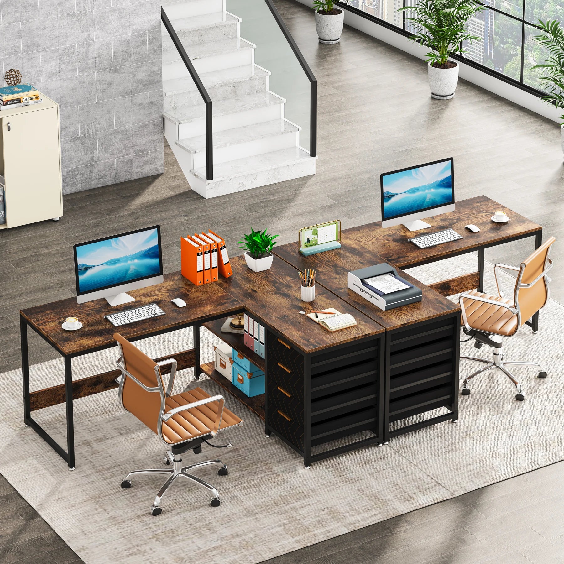 Nahla Reversible L-Shaped Desk