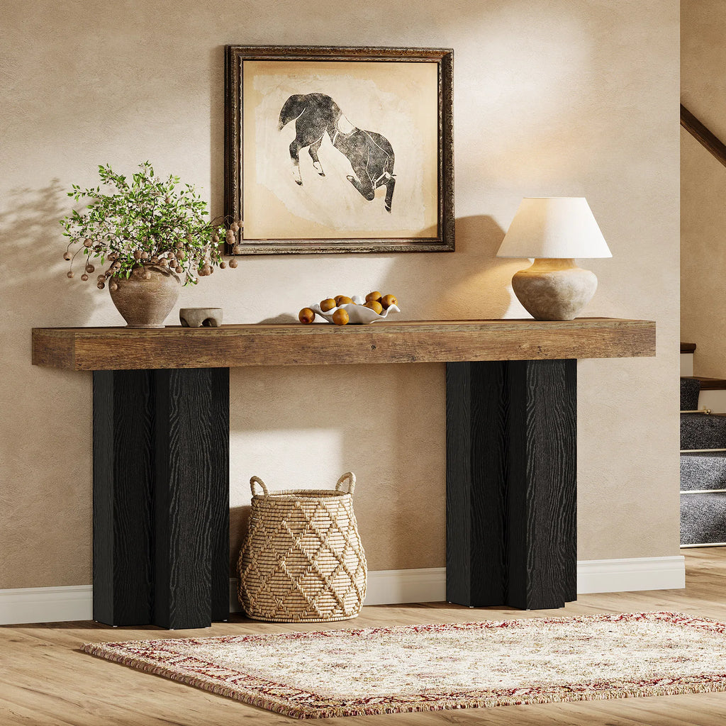 Kavari Two-Tone Console Table