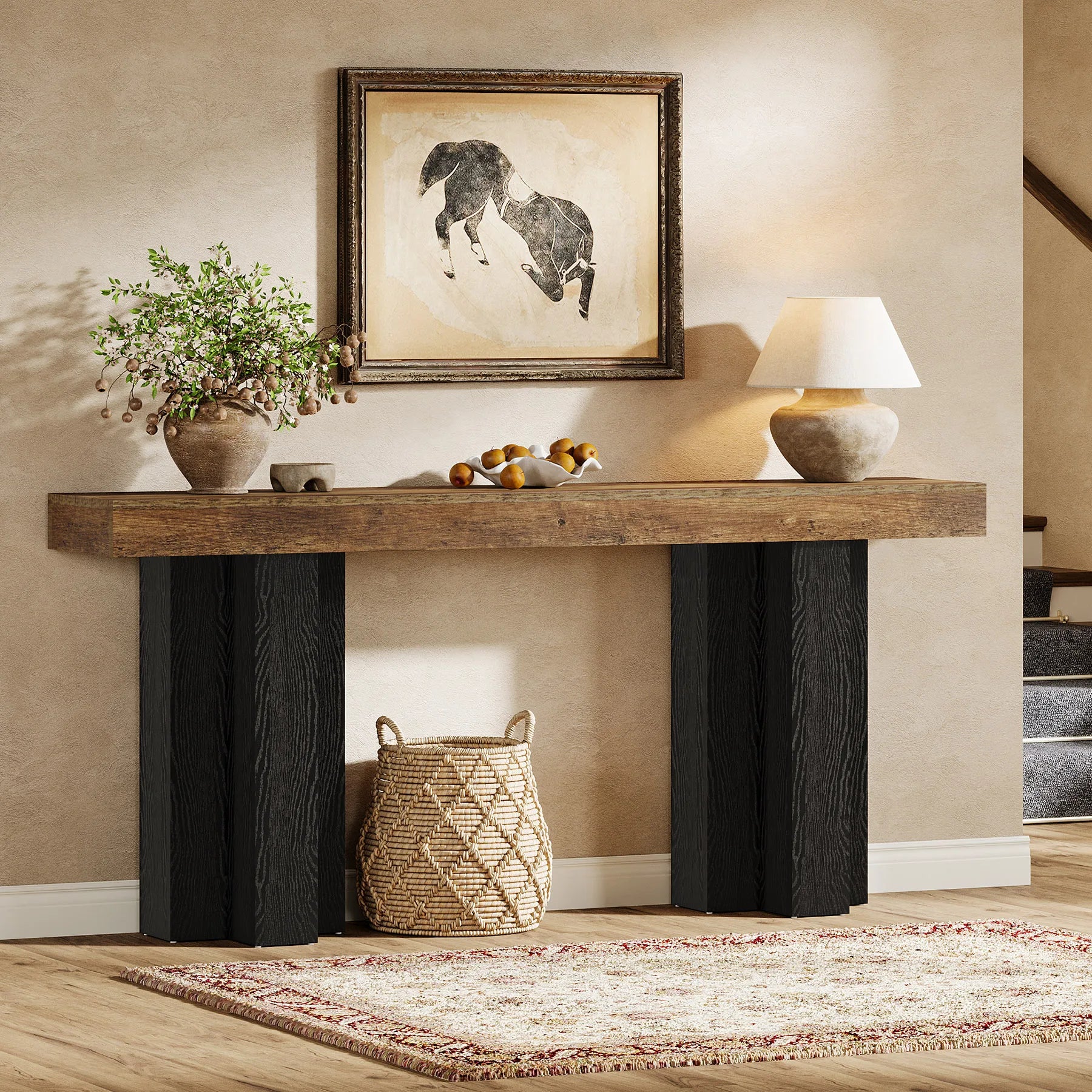 Kavari Two-Tone Console Table