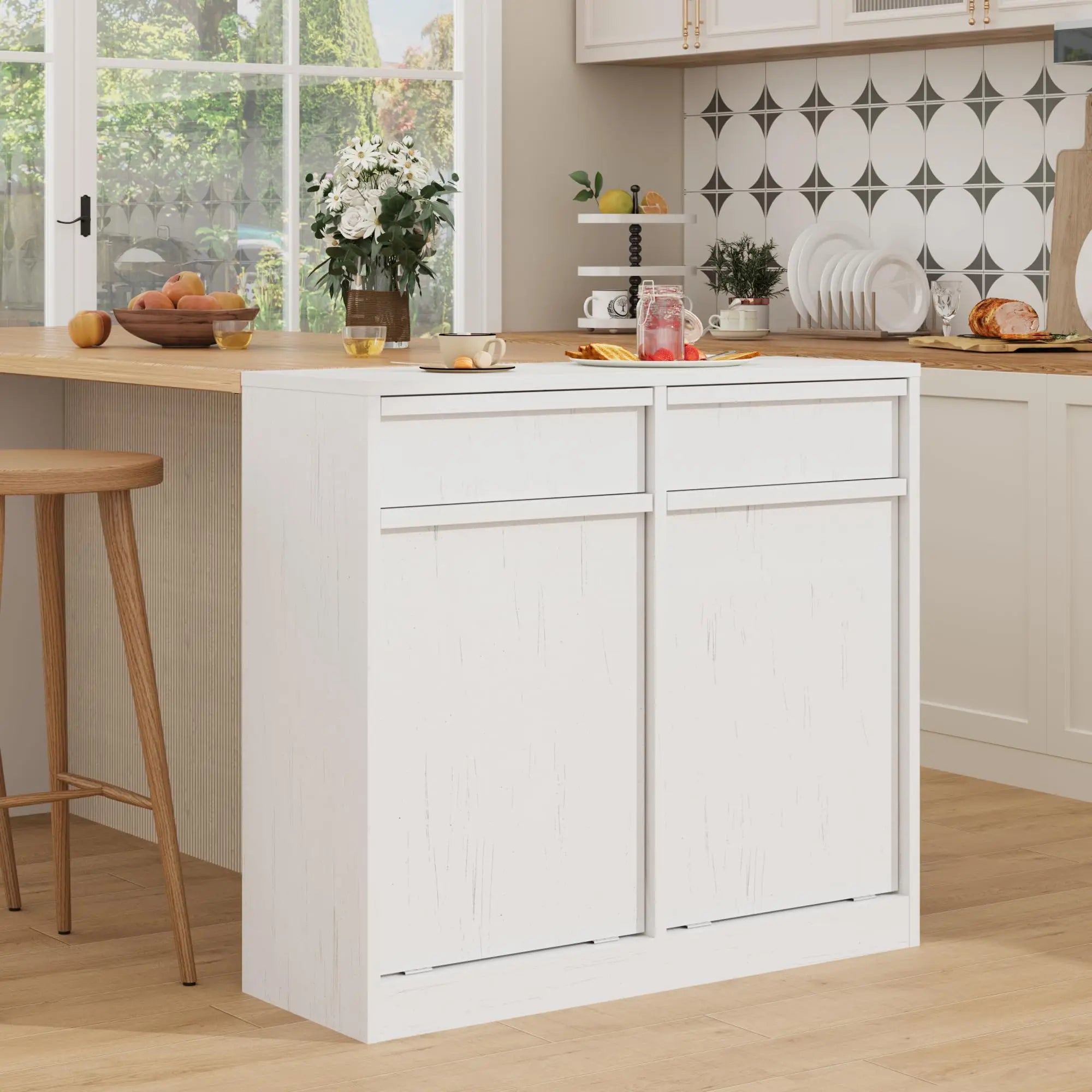 Norwood Double Tilt-Out Hamper Cabinet