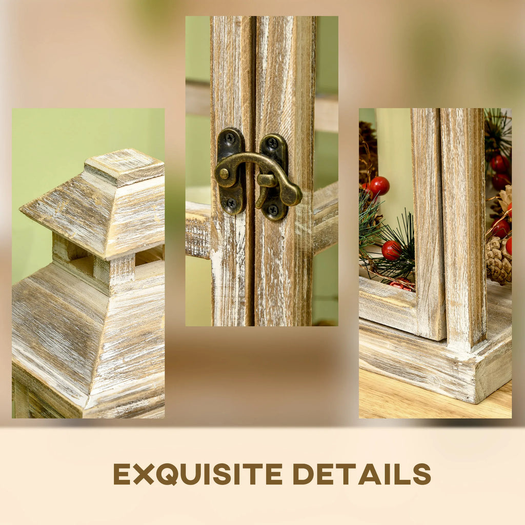 Latchwood Rustic Lantern Set of 2