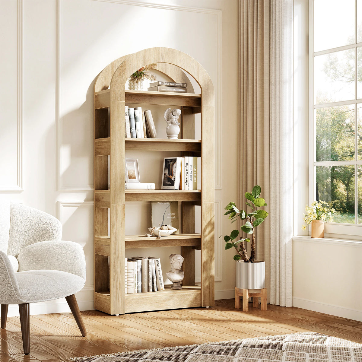Gleamarc 5-Tier Bookcase