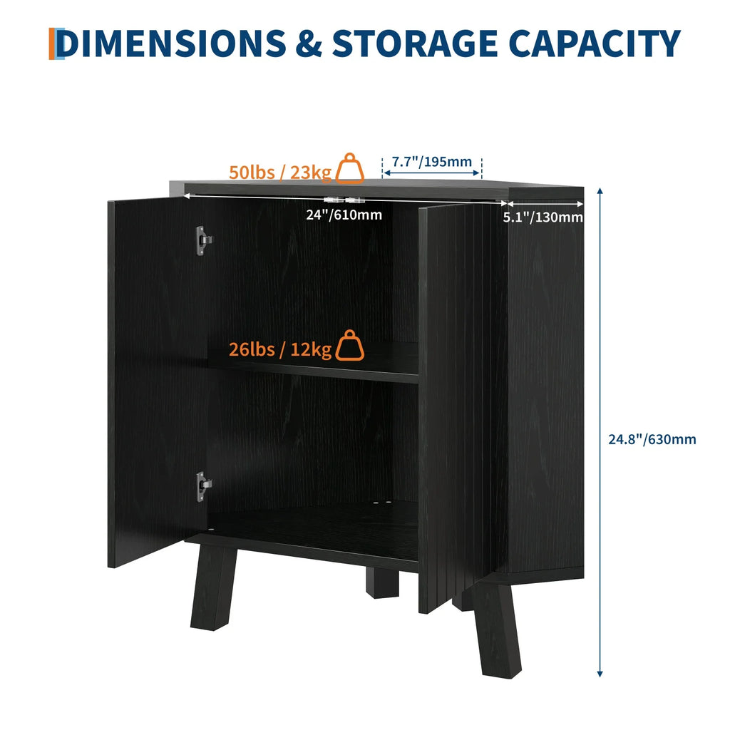 Kasiya Corner Storage Cabinet