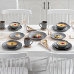 Load image into Gallery viewer, VANCASSO MODA Gray Dinnerware - 16/32/48 Pieces
