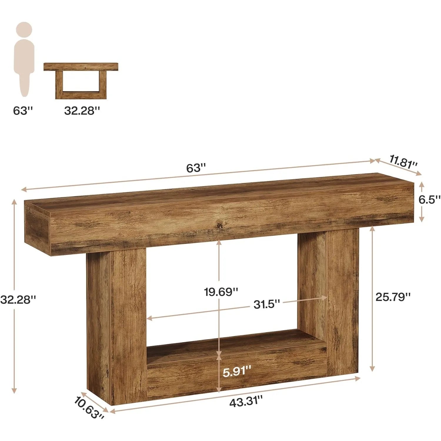 Hawthorne Farmhouse Console Table