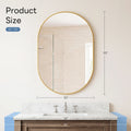 Reedveil Oval Wall Mirror