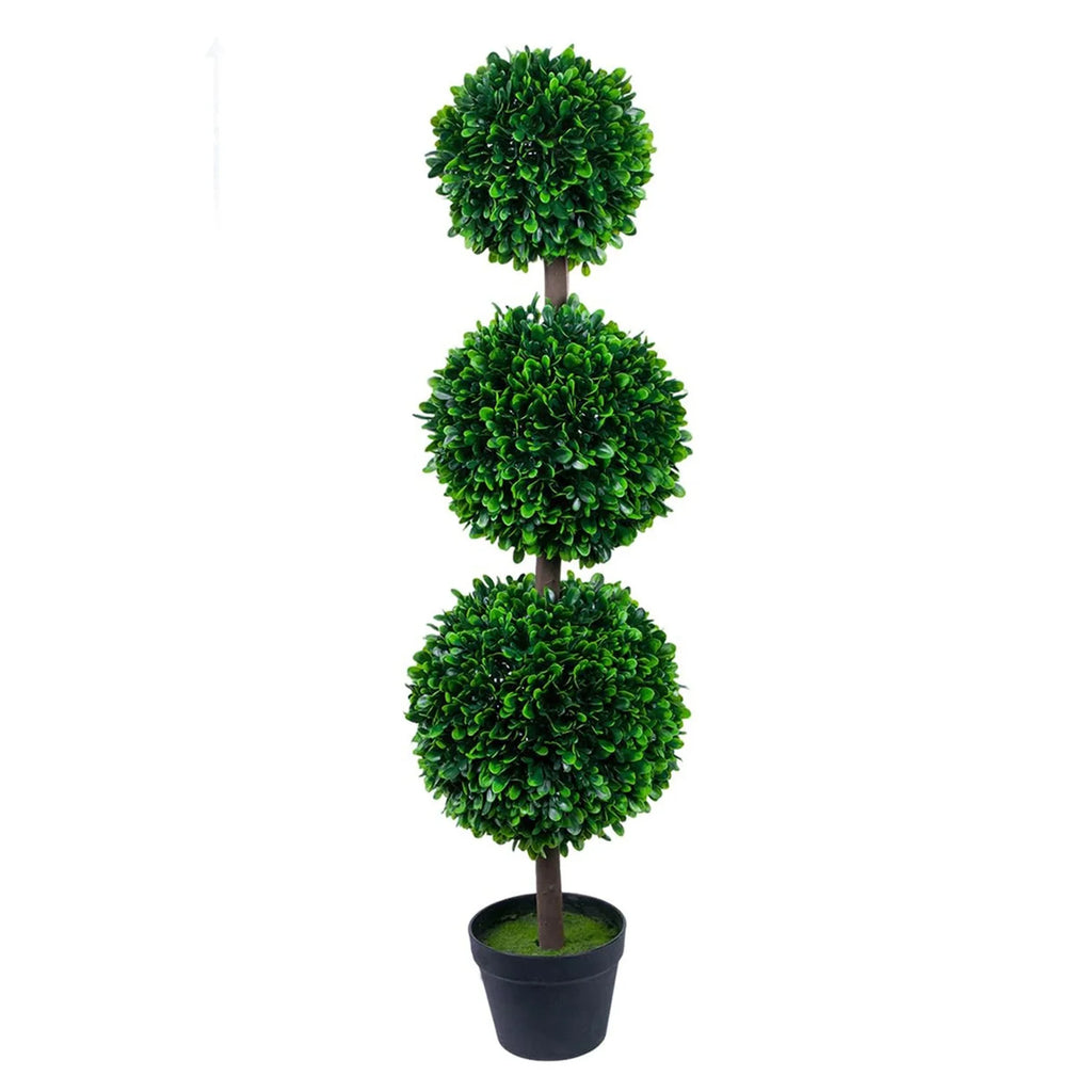 Cedarvale 3.4-Foot Artificial Boxwood Topiary
