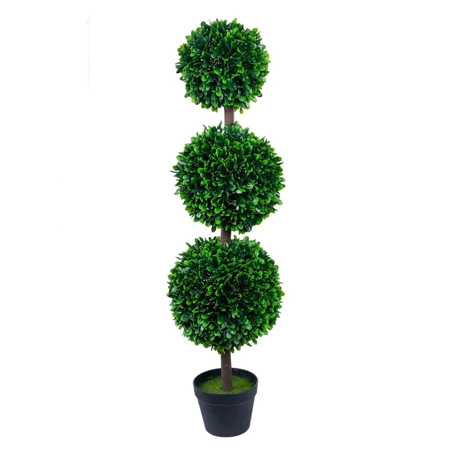 Cedarvale 3.4-Foot Artificial Boxwood Topiary