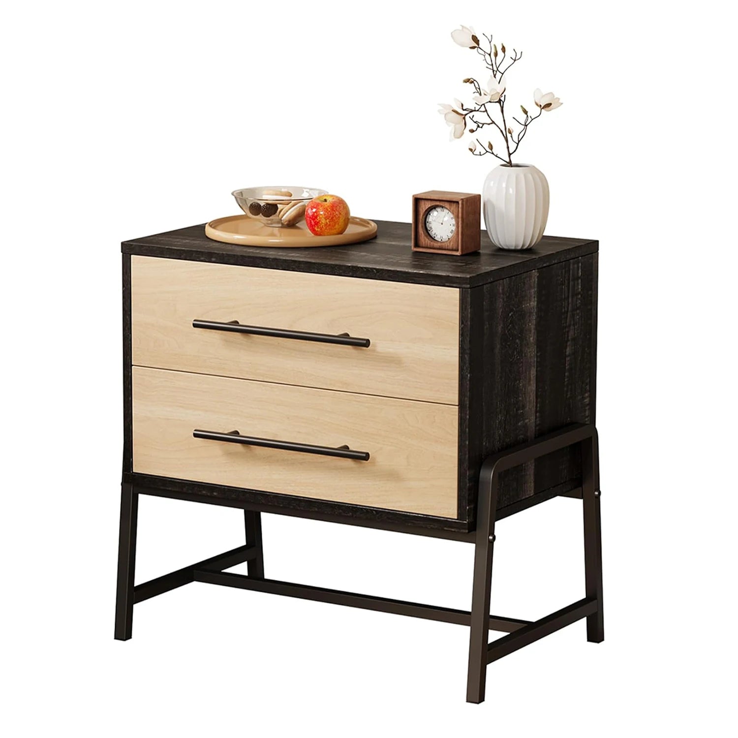 Temi Two-Drawer Nightstand