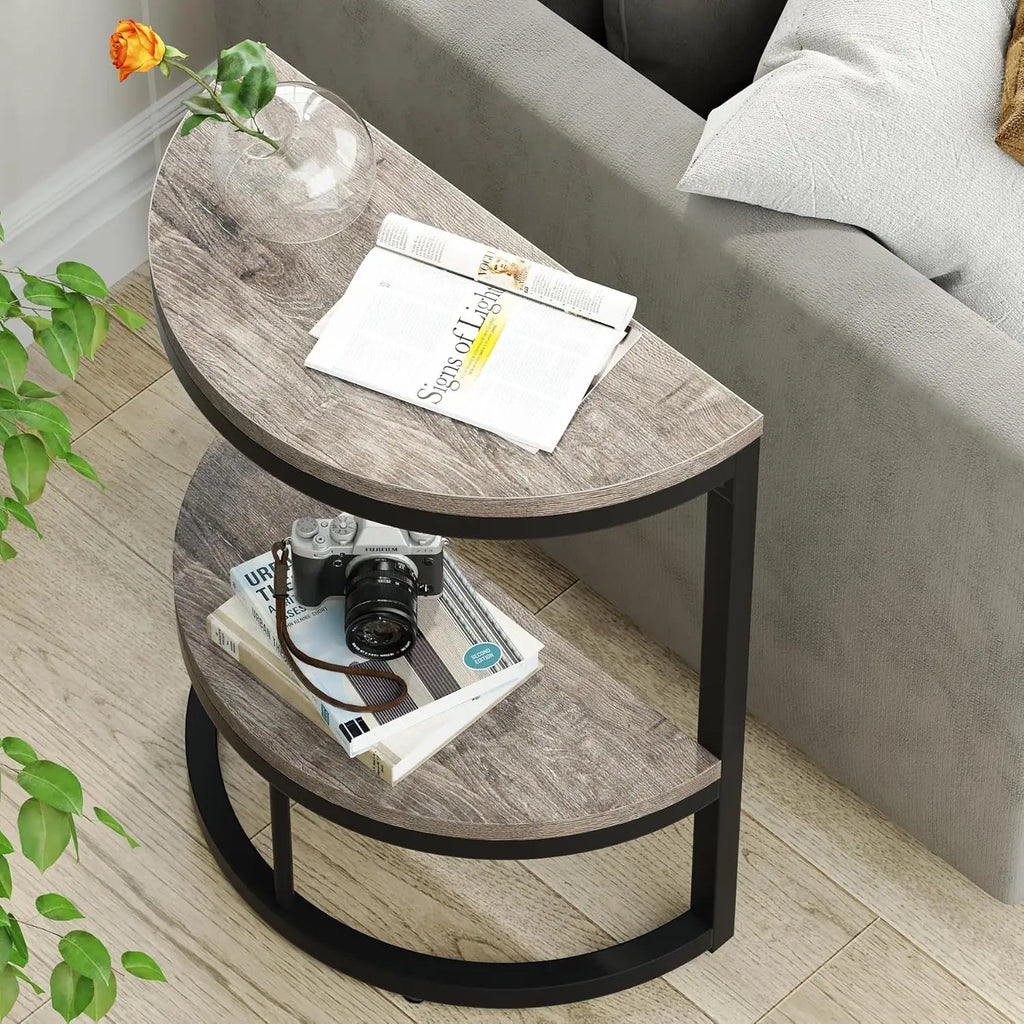 Harbor Half-Moon Side Table