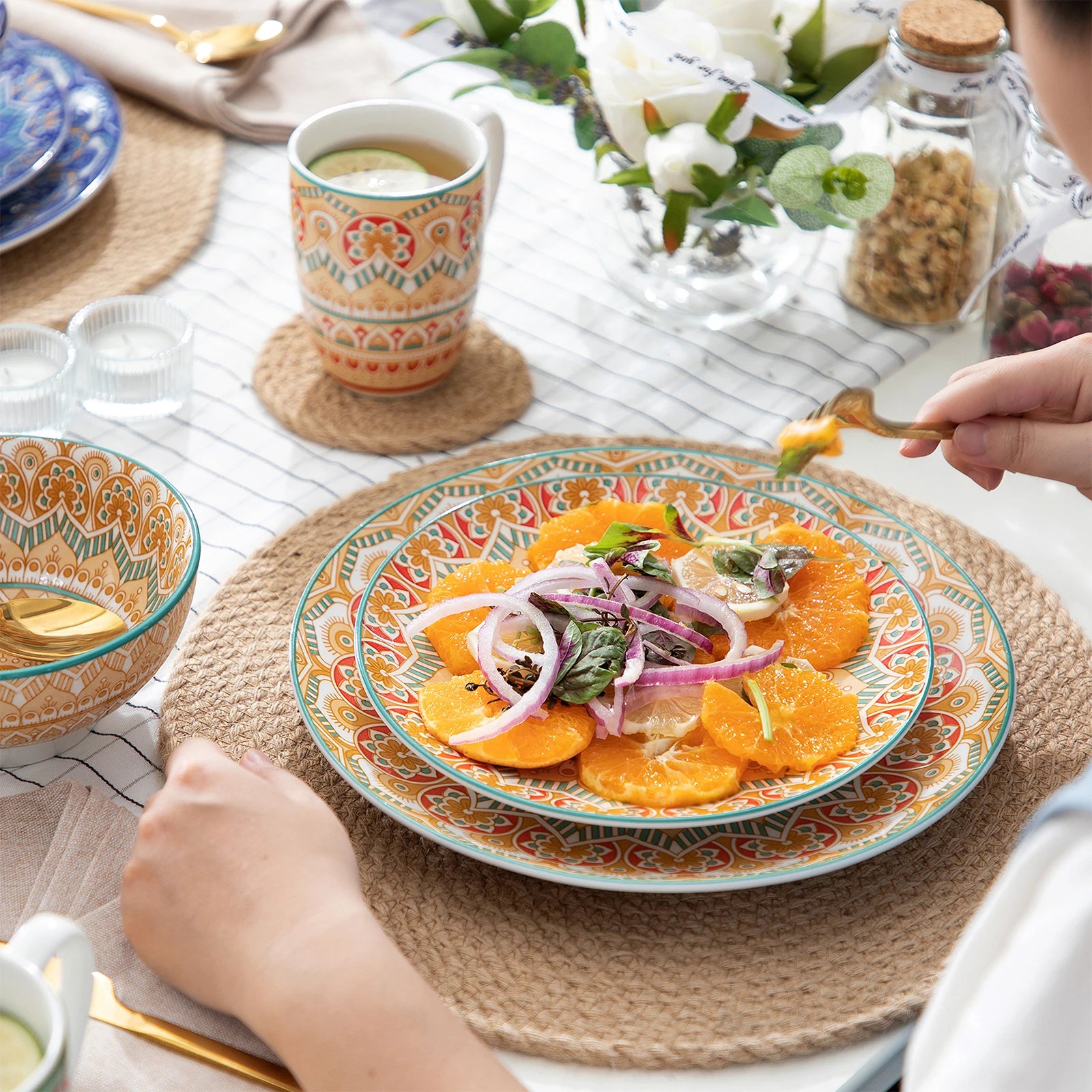 Vancasso Solara Mandala Dinnerware Set
