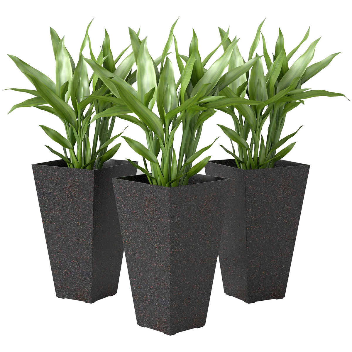 Brackenlow Tall Planters, Set of 3