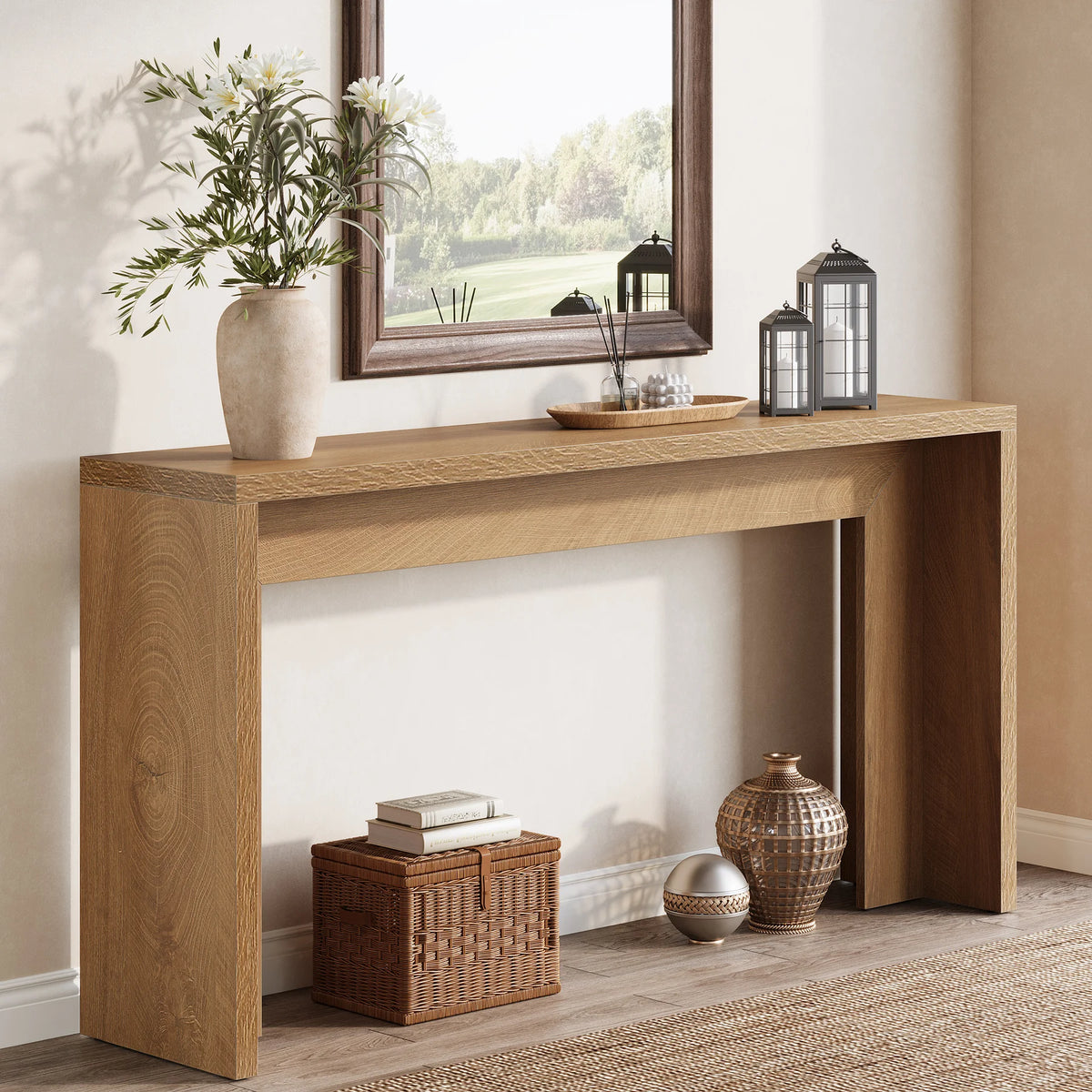 Amberrise Farmhouse Console Table