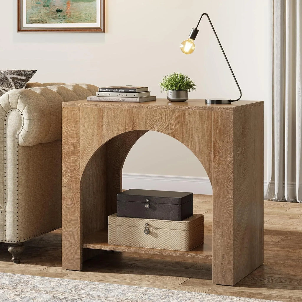 Erin Arch Wooden End Table