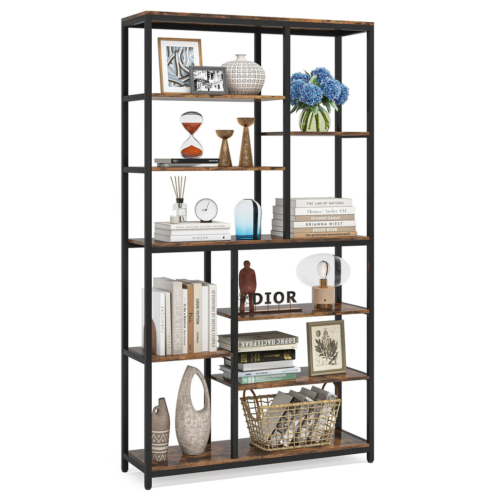 Hadrian 9-Tier Staggered Bookcase