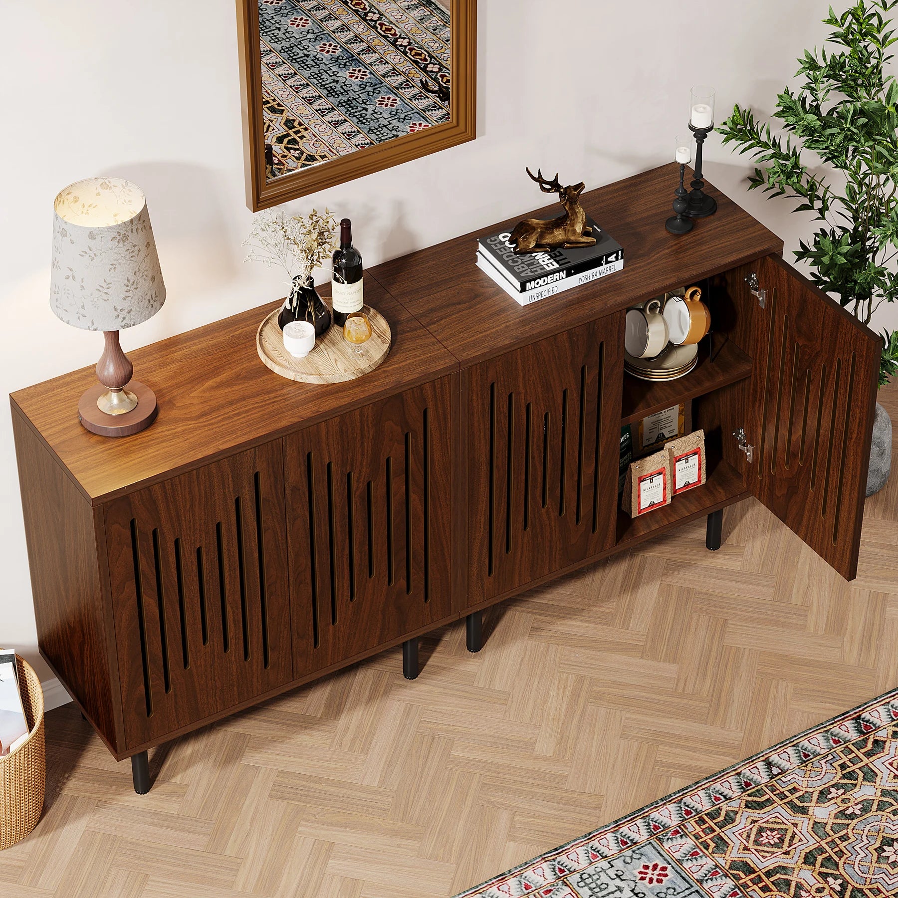 Imara Carved Sideboard Cabinet