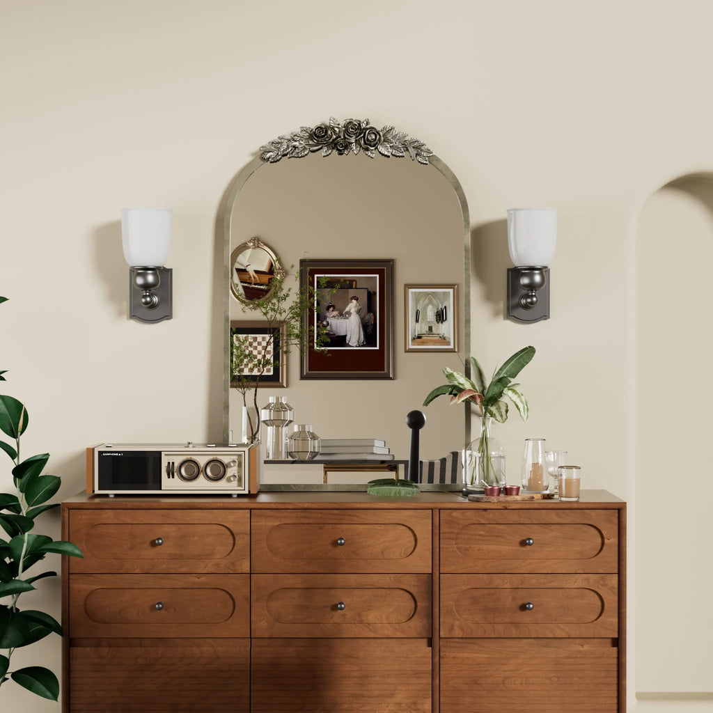 Novaloom Baroque Arched Wall Mirror