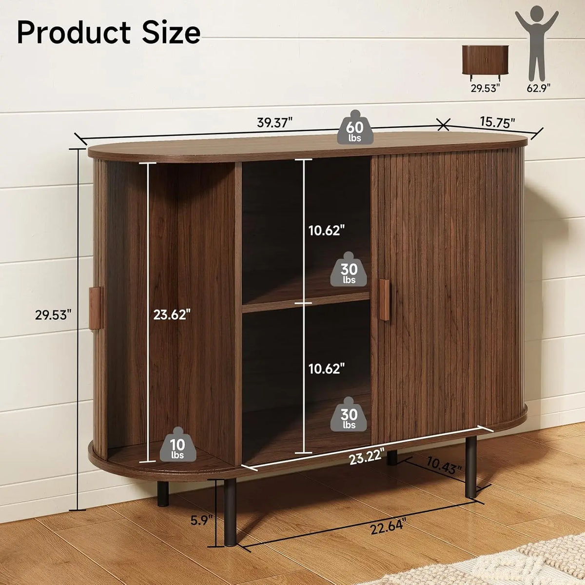 Thistleloom Sliding-Door Storage Cabinet