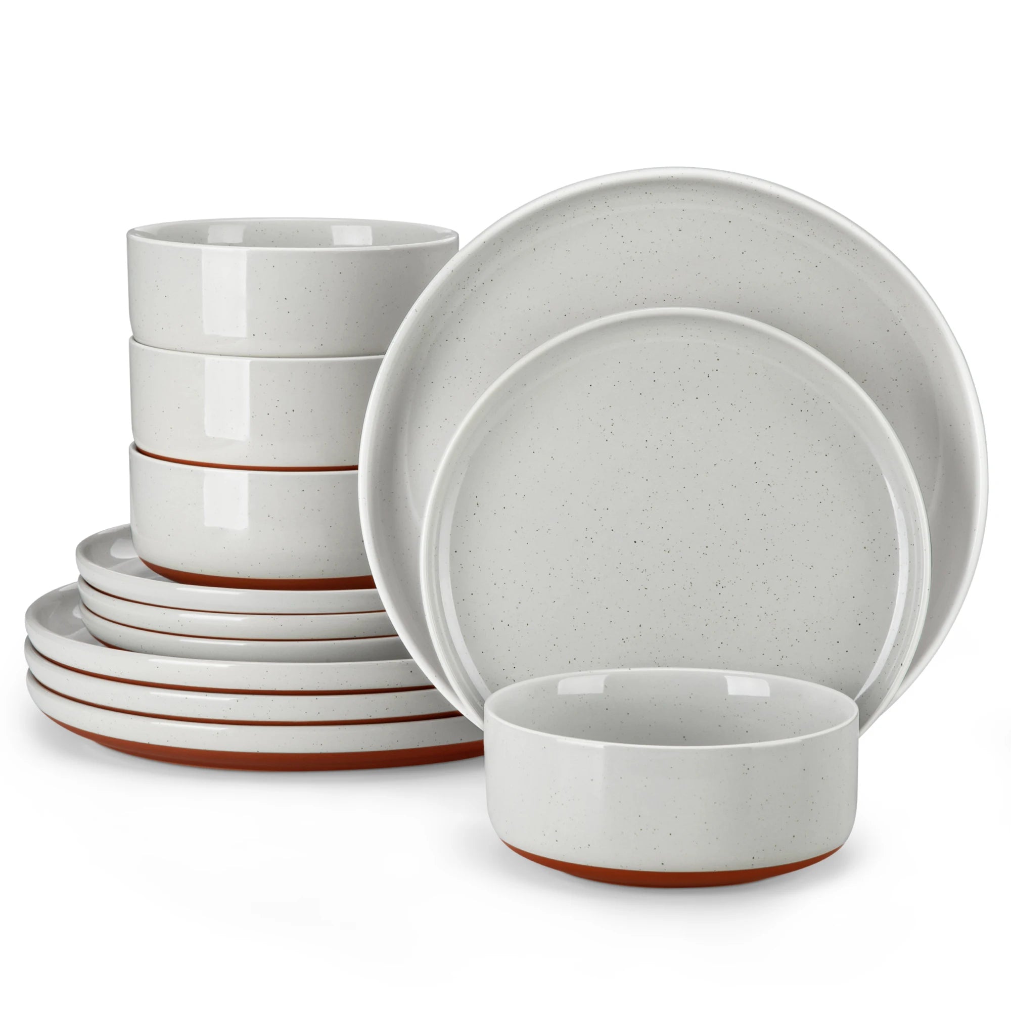 MALACASA TARA Stoneware Dinnerware Set