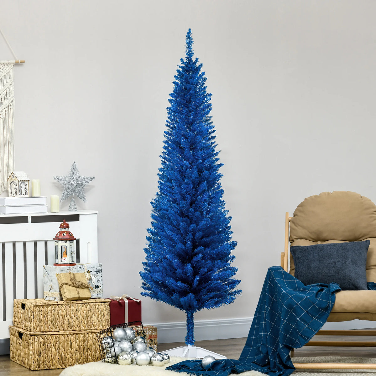 Nordell Pencil Christmas Tree, Blue or Silver