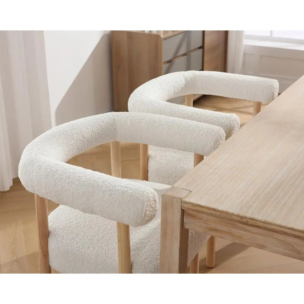 Arlo Upholstered Barrel Dining Chairs, Set of 4