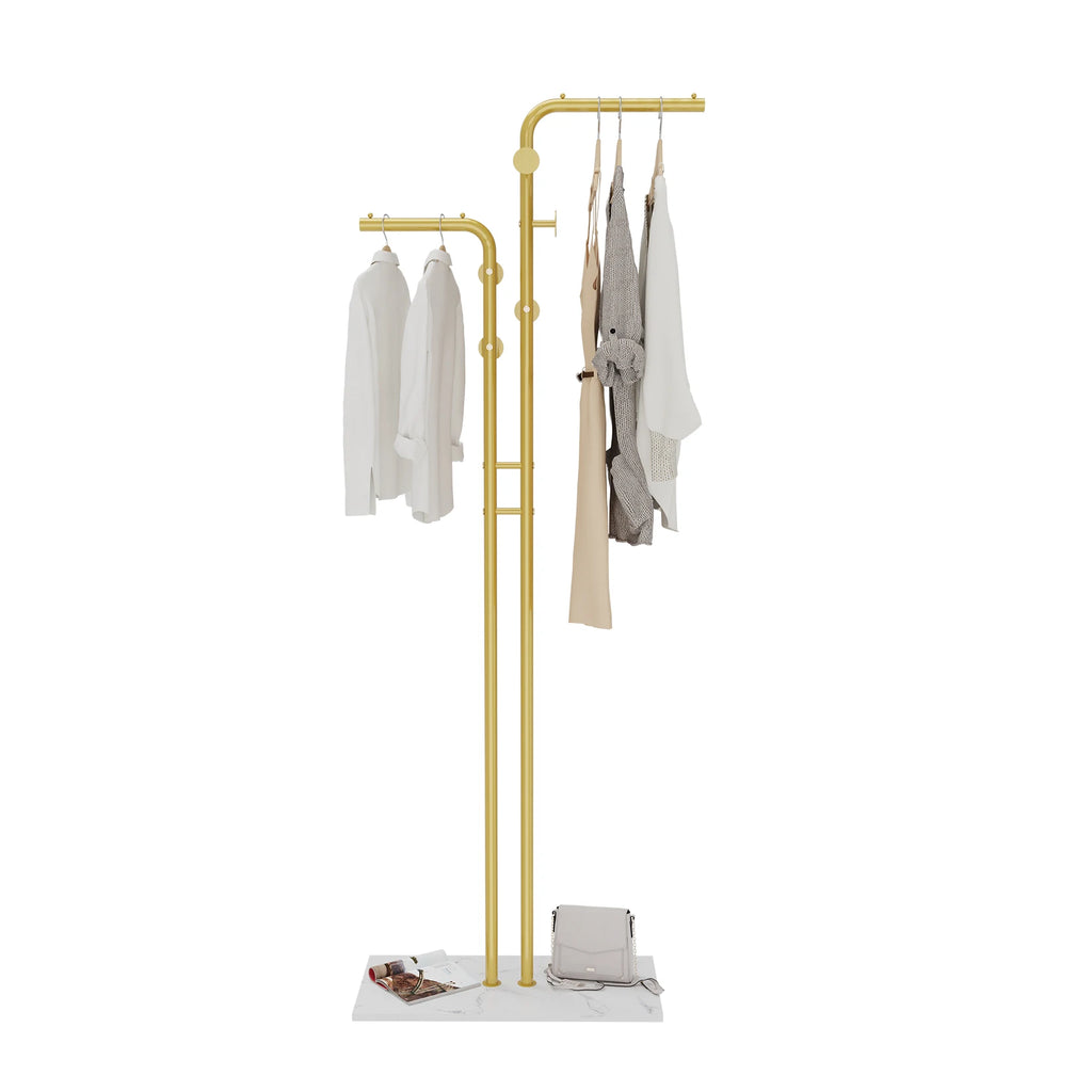 Rivelle Gold Floor Coat Rack