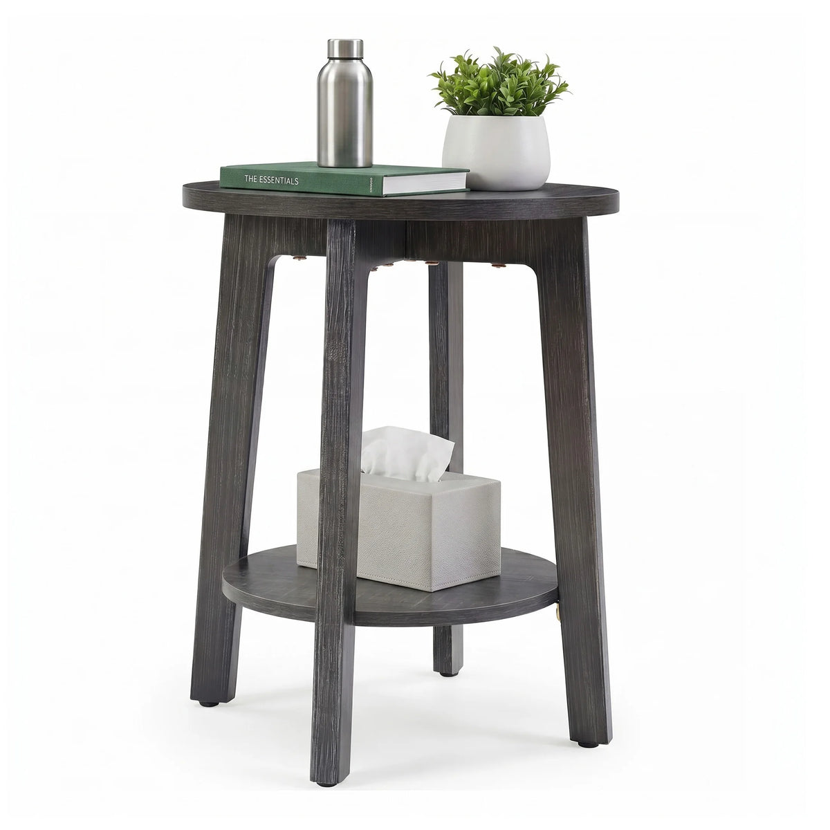 Reverieecho single Gray side table