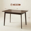 Larknote dining-table dimensions: 47.2 by 29.5 by 29.5 inches, with a whole-table load limit of 220 lbs.