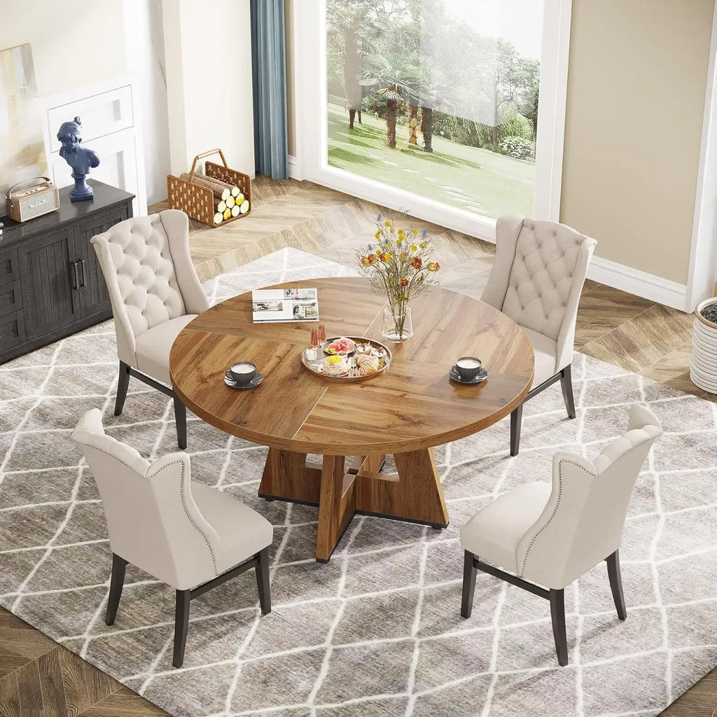Betty Dining Table with Pedestal Base