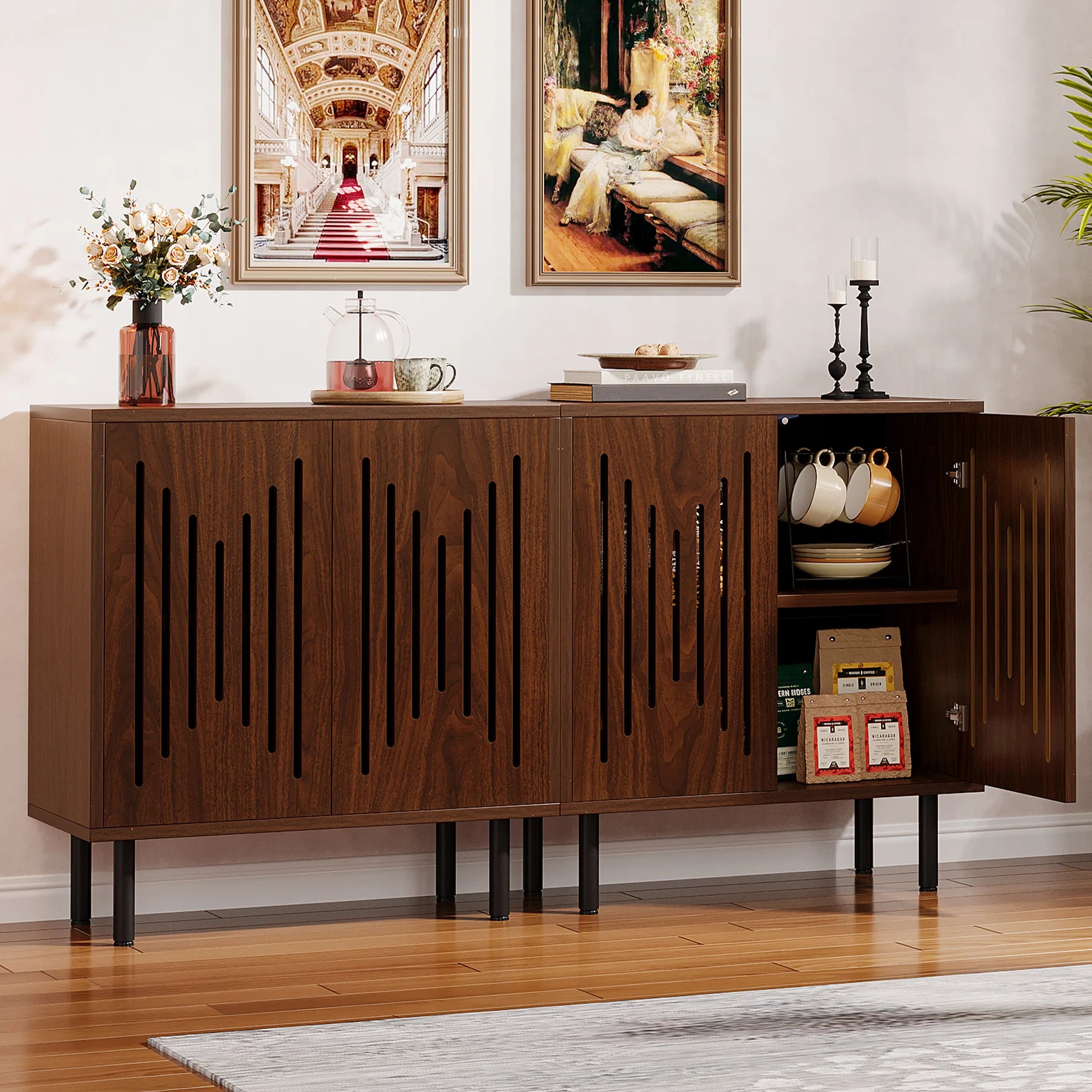 Imara Carved Sideboard Cabinet