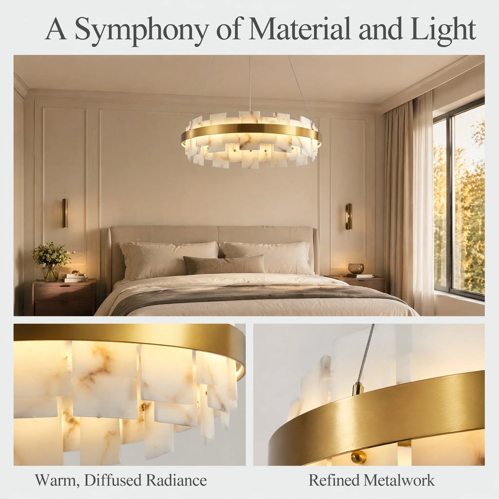 Wyndmere Marbled LED Pendant