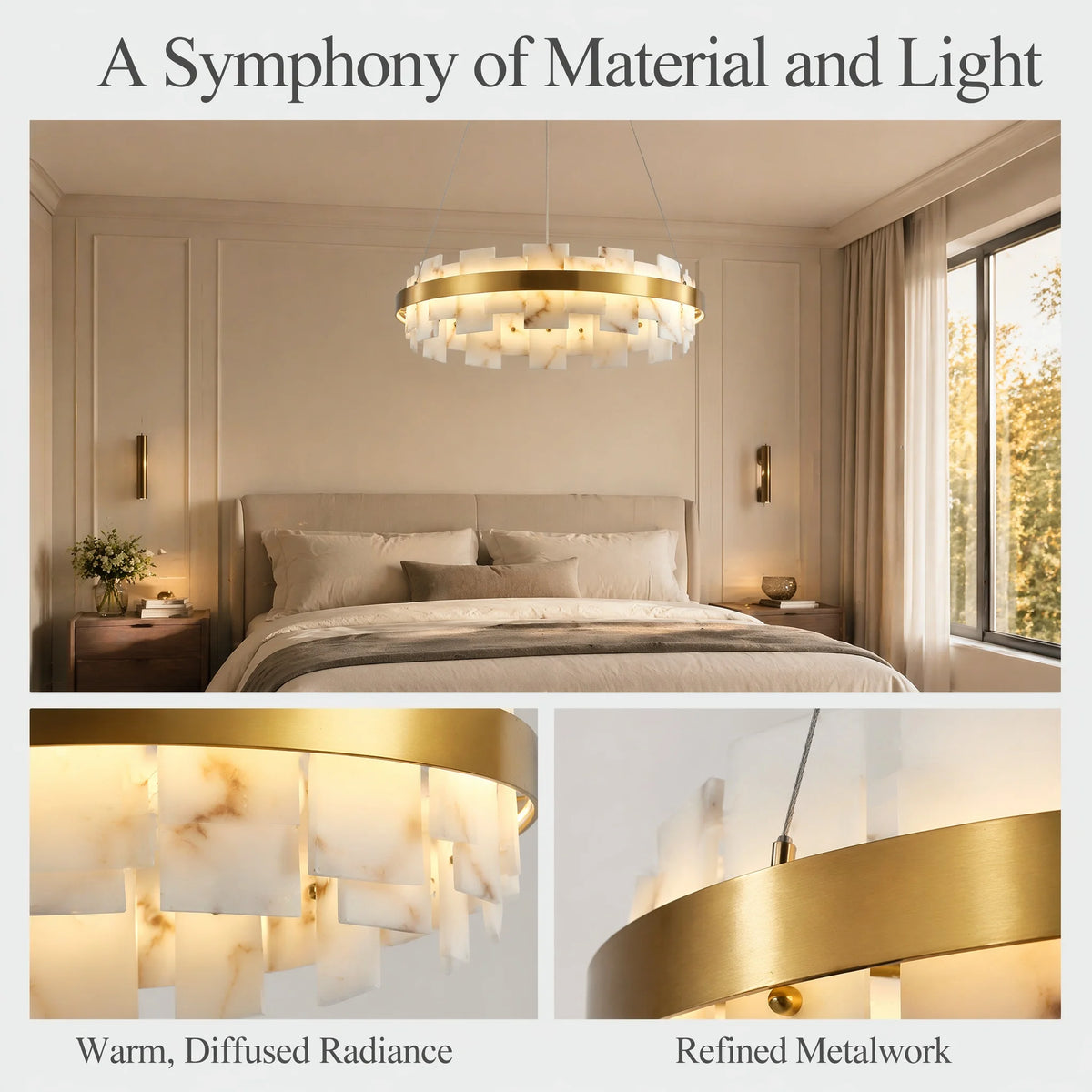 Wyndmere Marbled LED Pendant