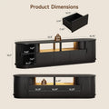 Verseray TV Stand with LED Lighting