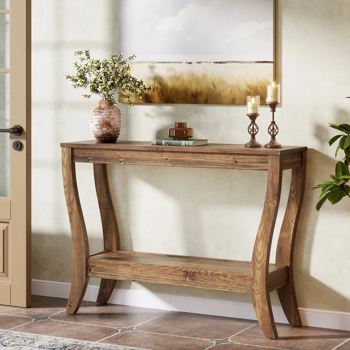 Larkcharm Solid Wood Console Table
