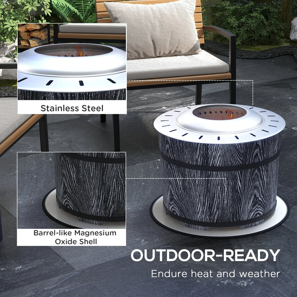 Rhapsodynote Smokeless Fire Pit – Black