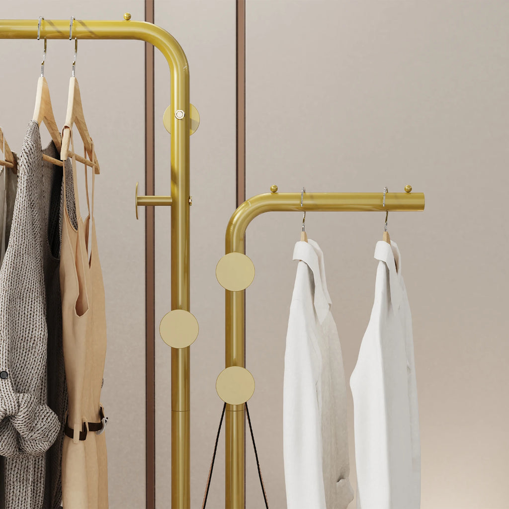 Rivelle Gold Floor Coat Rack