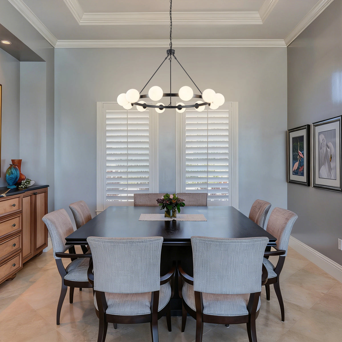 Rillford Wagon Wheel Chandelier