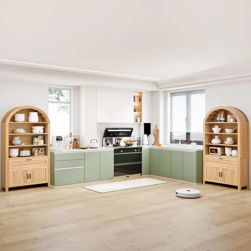 Archbloom Arched Bookcase with Drawer