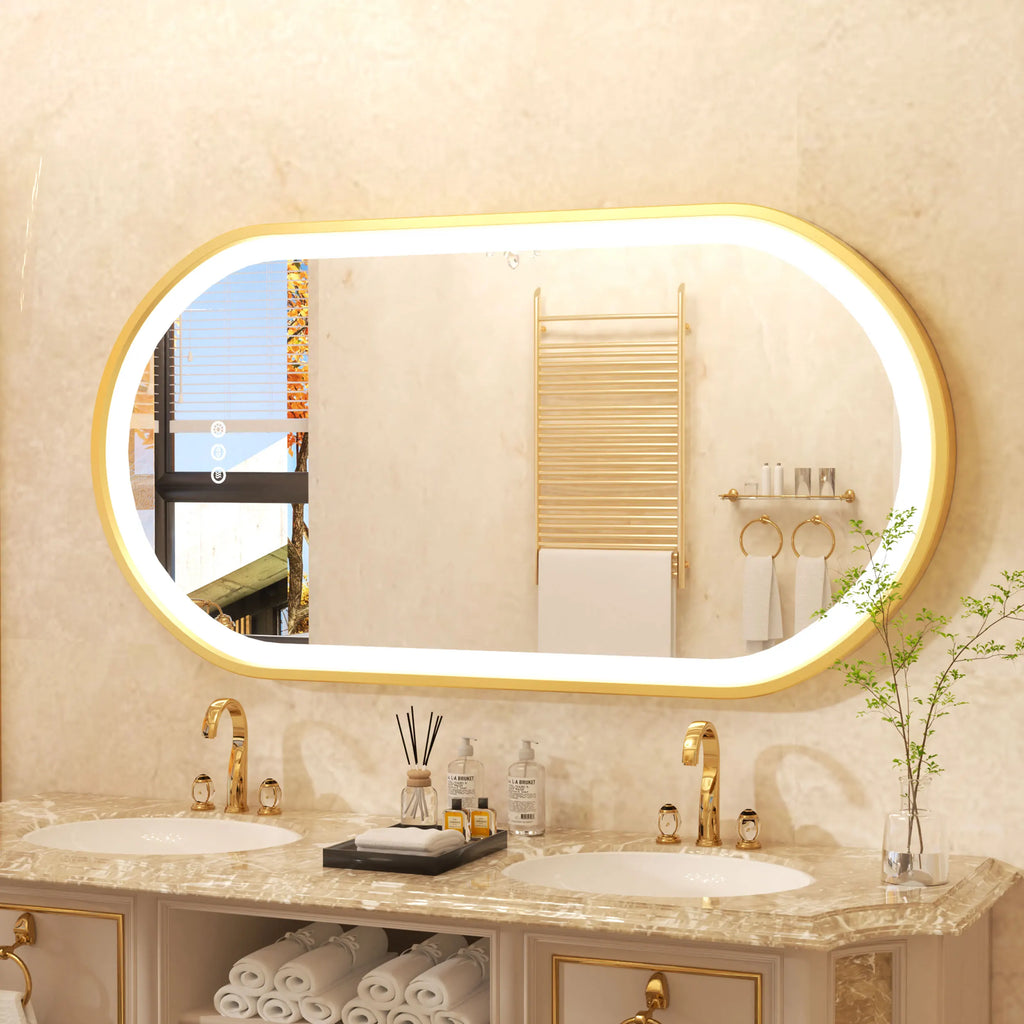 Aurelia LED Oval Bathroom Mirror