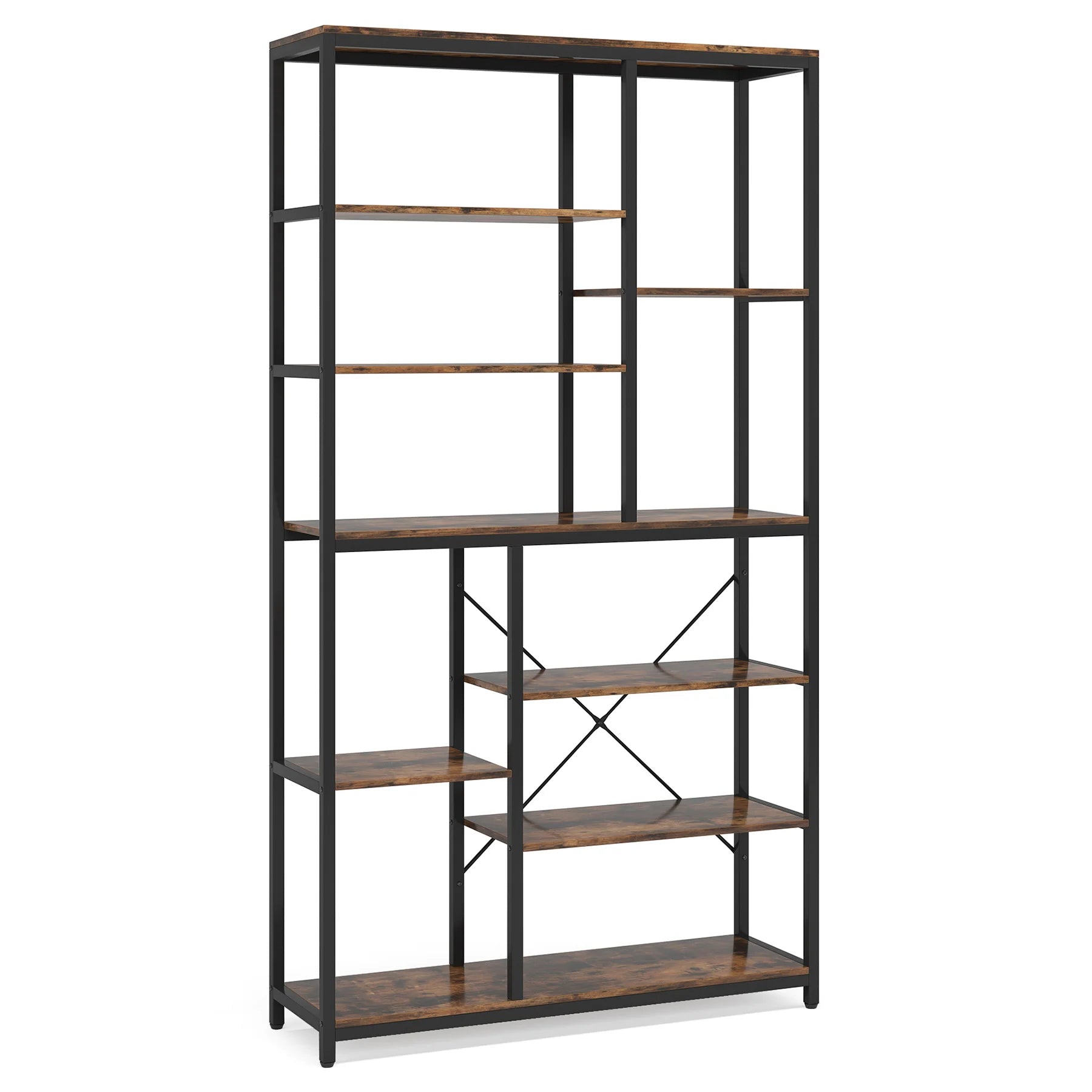 Hadrian 9-Tier Staggered Bookcase