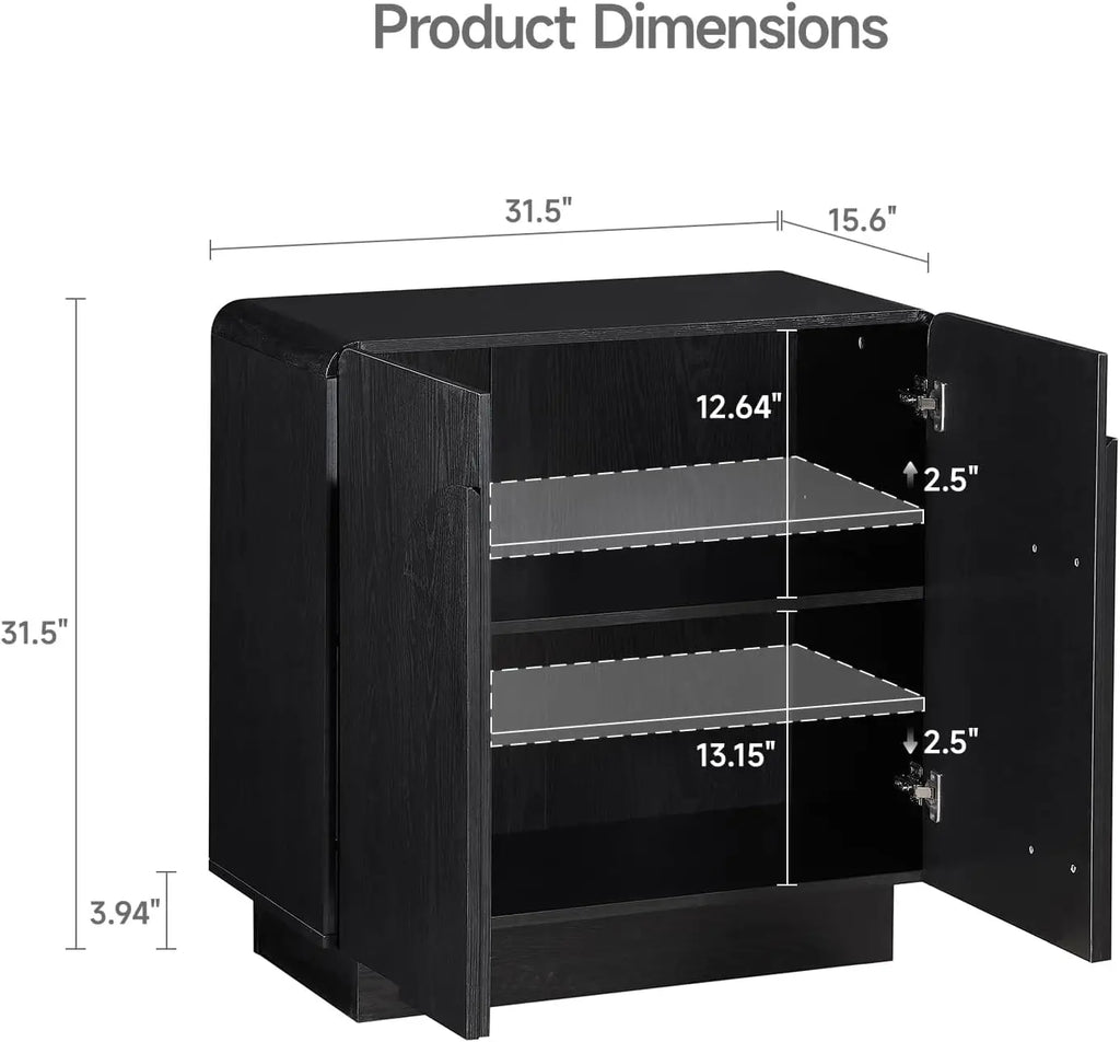 Pearlrise cabinet-family comparison showing different widths and storage layouts