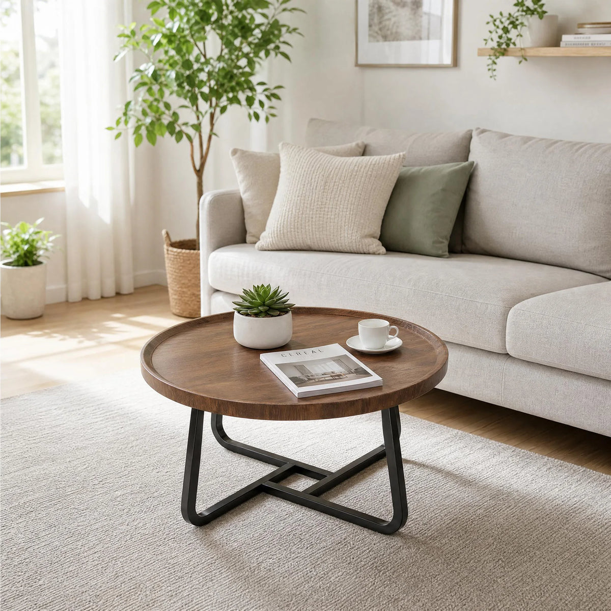 Dunley Round Side Table