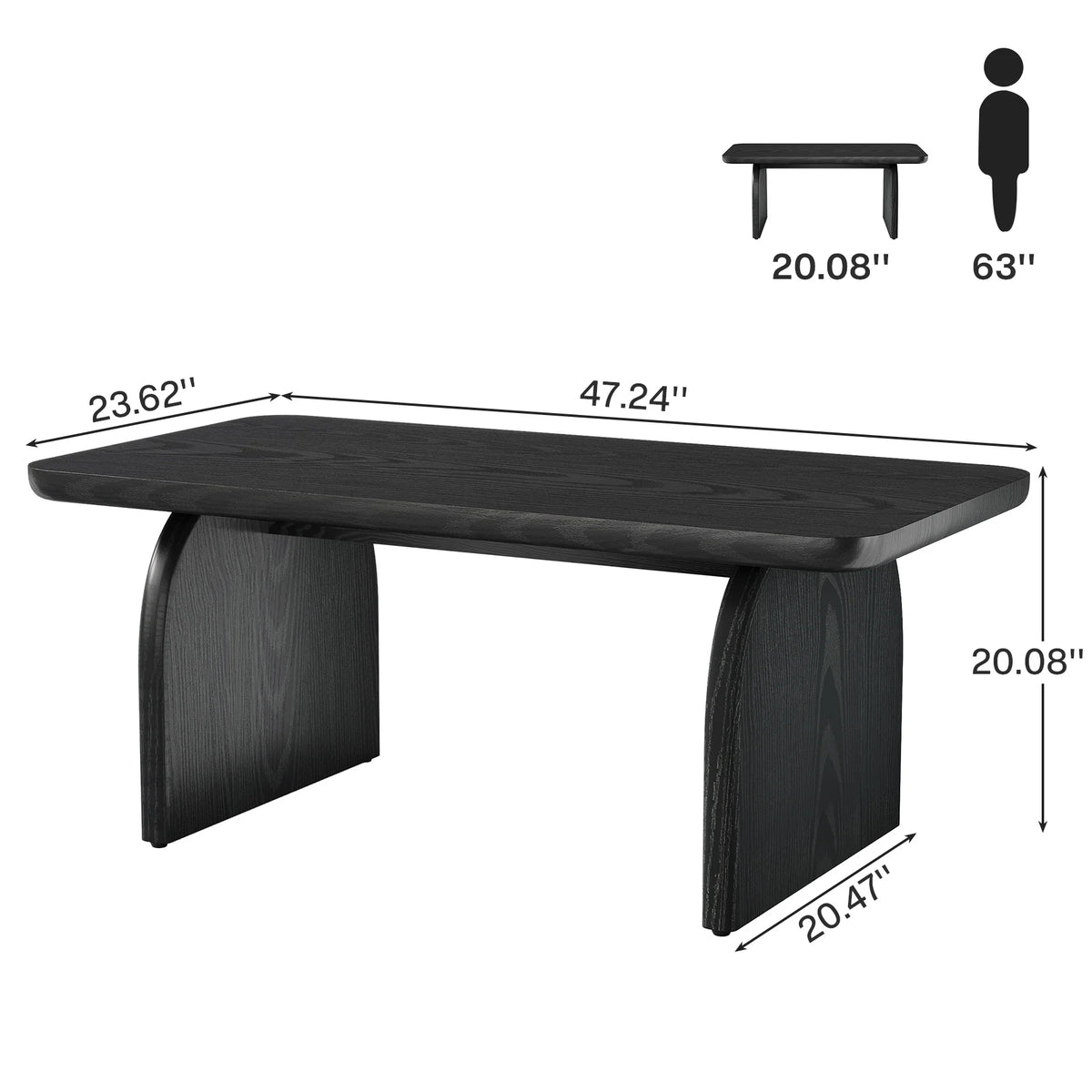 Calyxsong Farmhouse Coffee Table