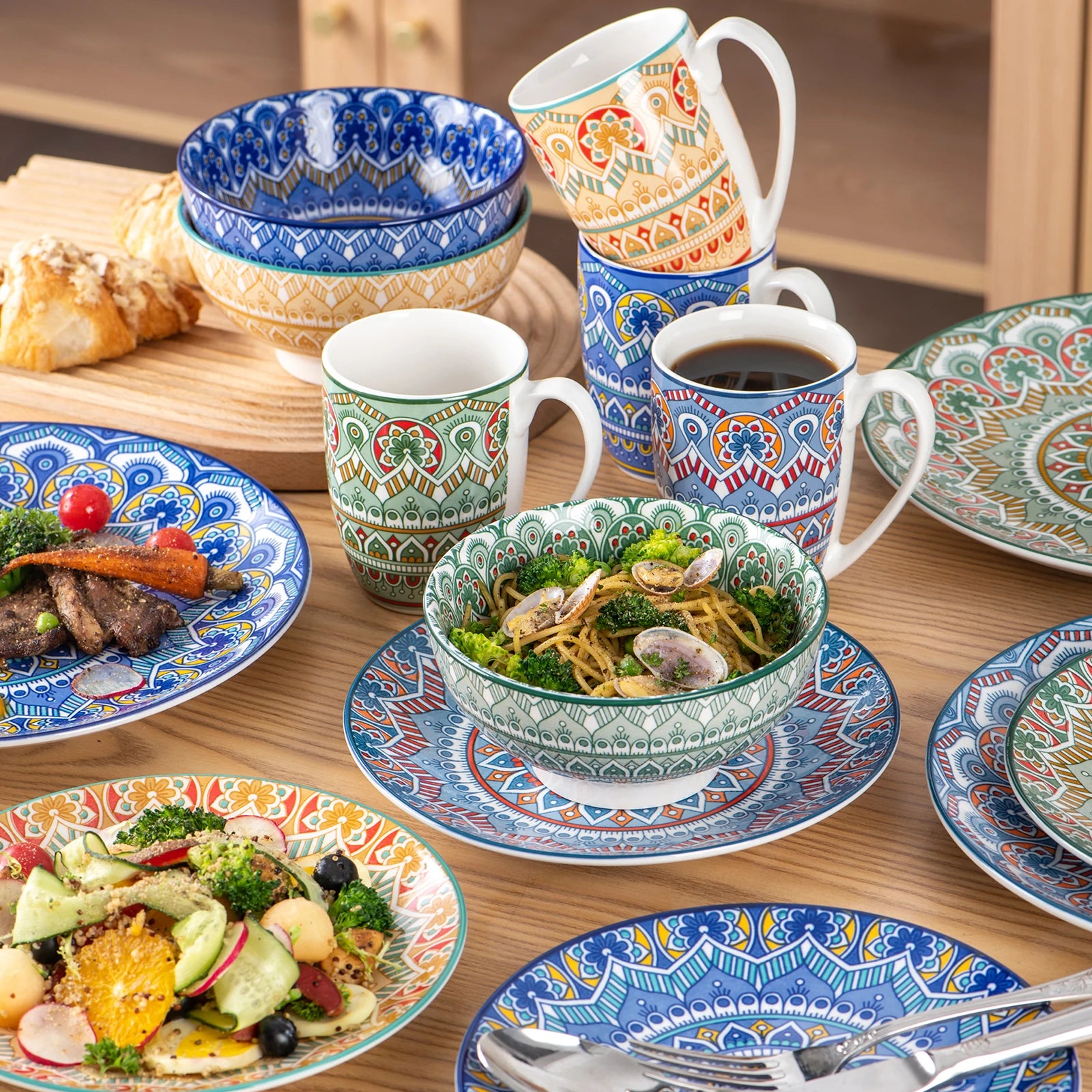 Vancasso Solara Mandala Dinnerware Set